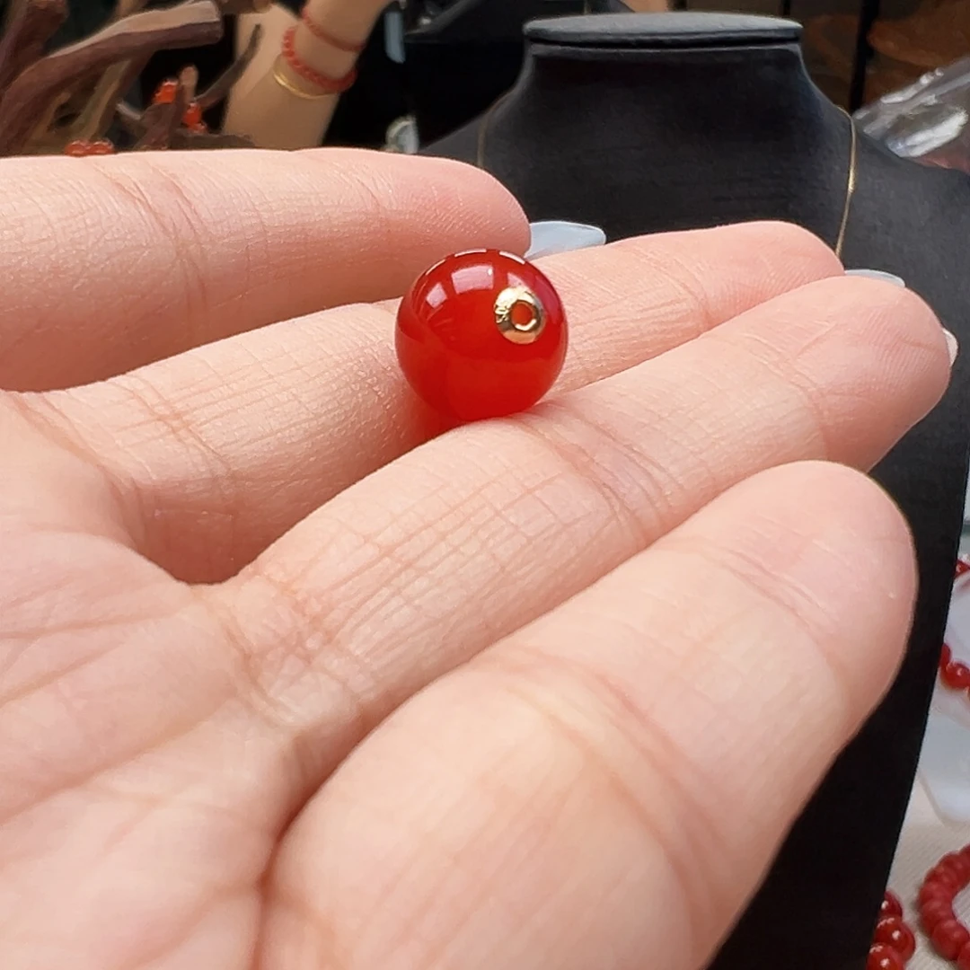 南红玛瑙未镶嵌手链