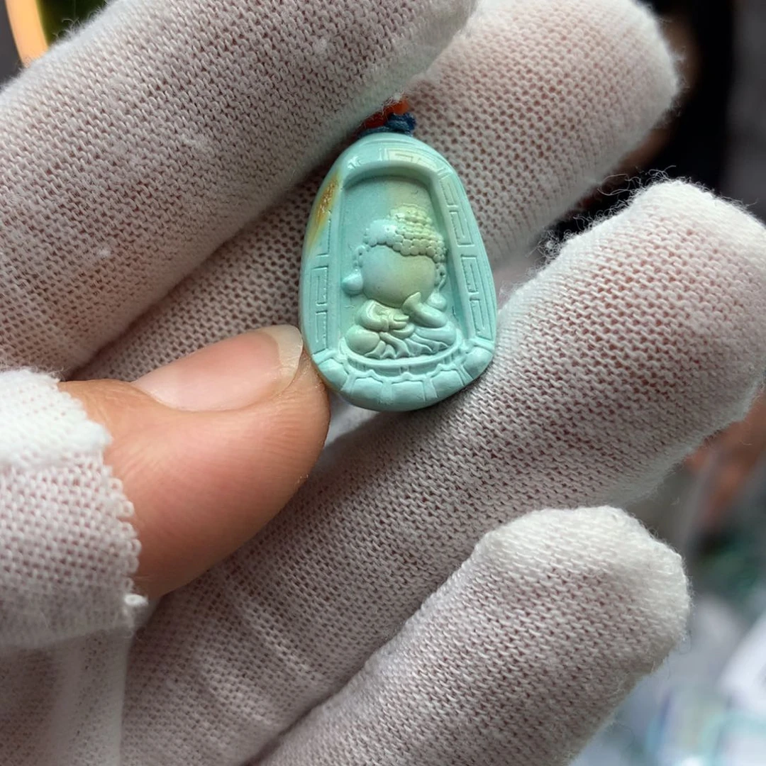 绿松石挂件未镶嵌