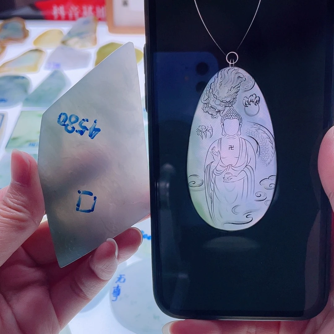 定制翡翠未镶嵌天然翡翠包工
