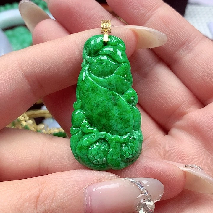 颈饰未镶嵌翡翠翡翠