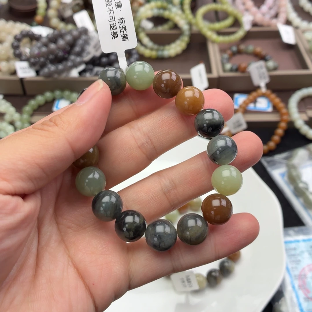 美***士和田玉未镶嵌手链卡12楼兰1079