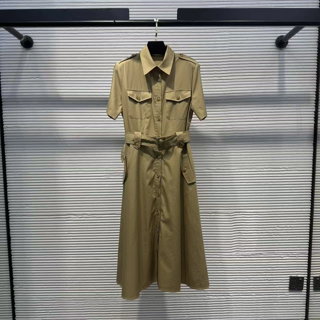 DY 25夏季青春显瘦设计师新款轻奢时尚纯欲风女装连衣裙A72