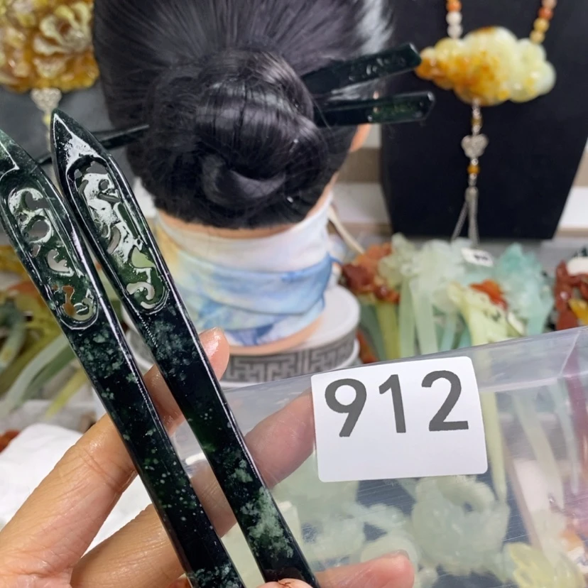 【闪购商品】岫玉发饰未镶嵌K****a发簪