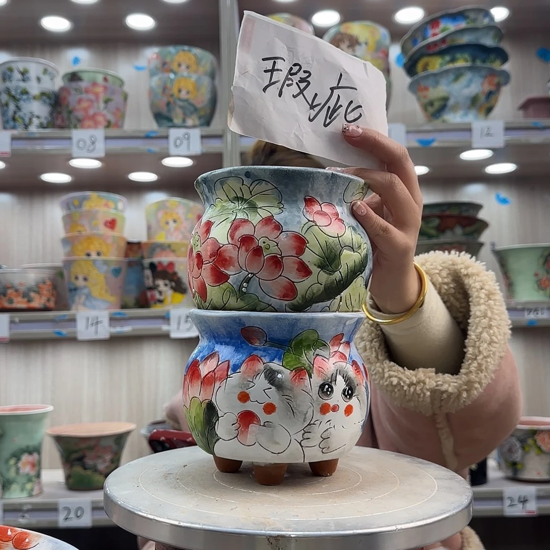 紫砂花盆瑕疵瑕疵201