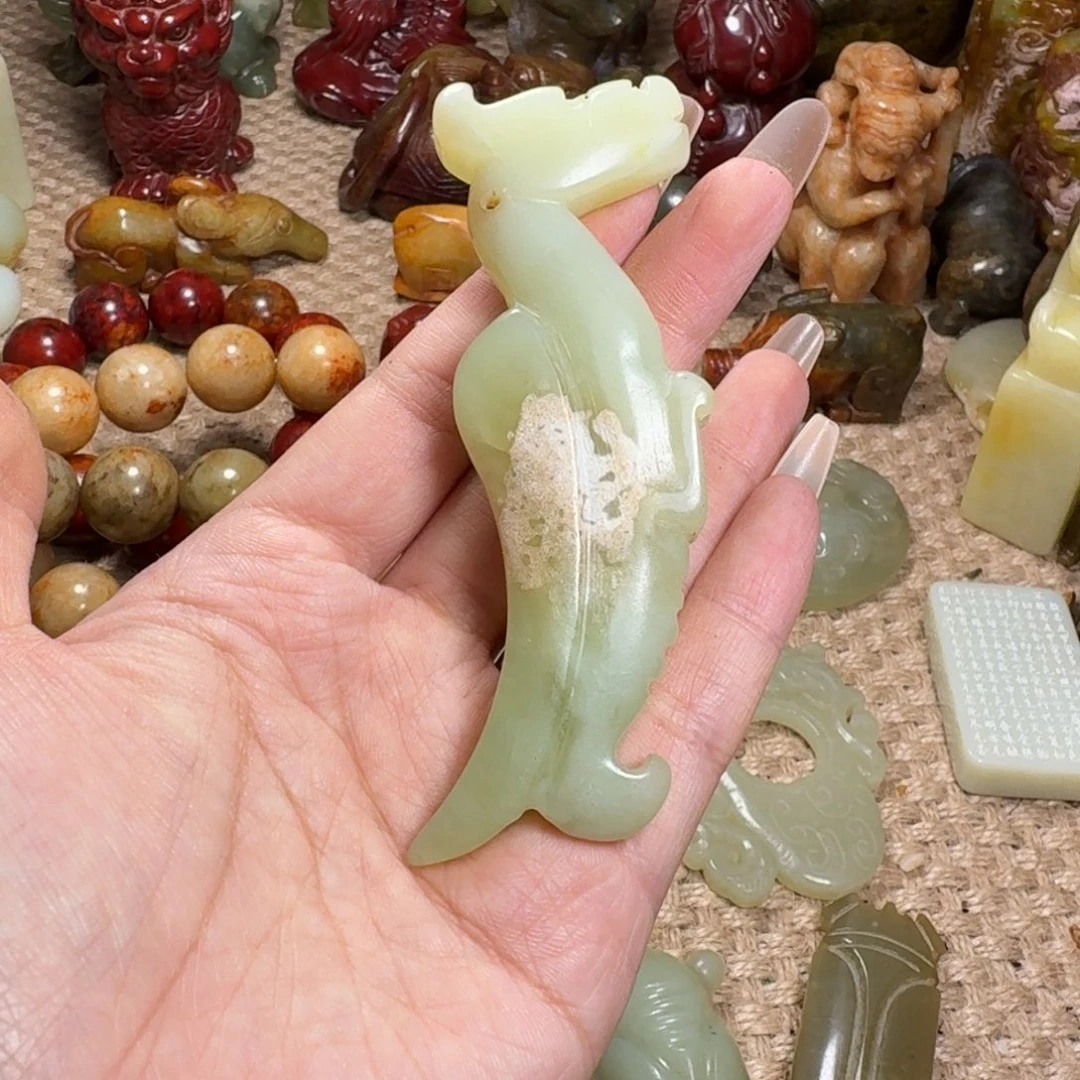 白玉菩提吊坠挂件