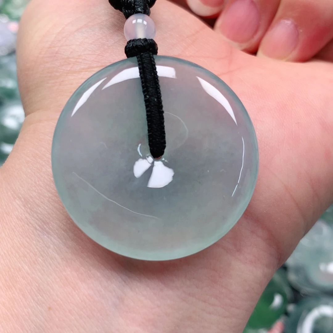 颈饰未镶嵌翡翠天然翡翠