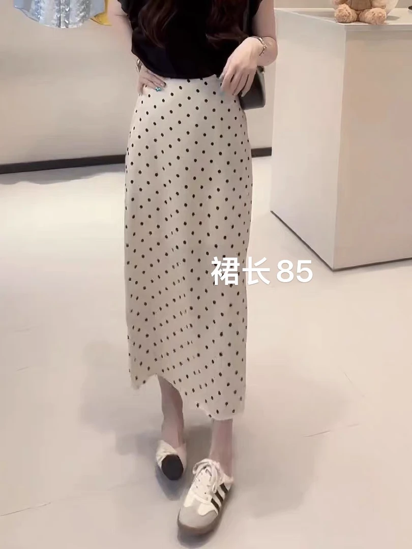 昕叶良品 99697 法式气质波点半身裙新款时尚减龄百搭显瘦高腰