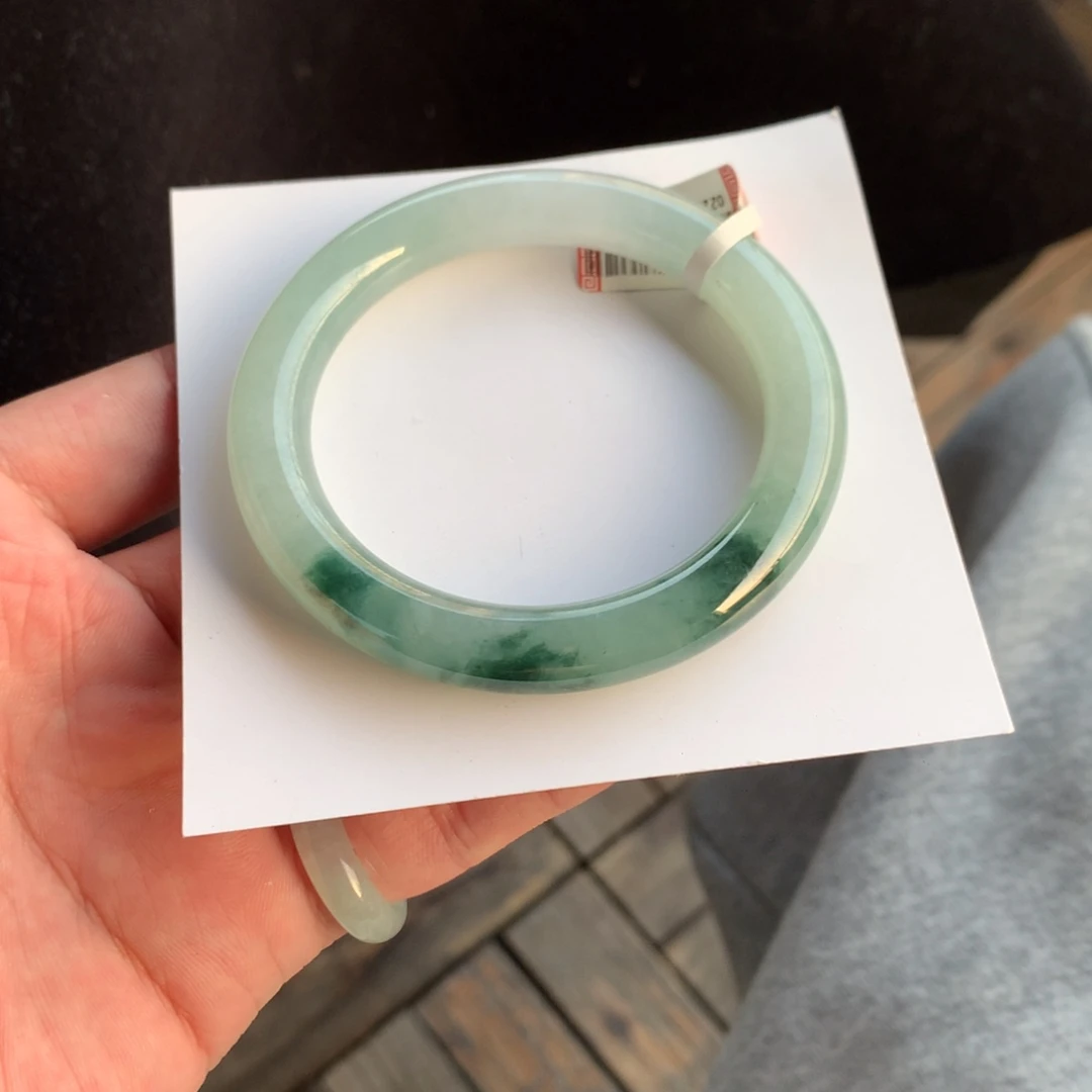 翡翠未镶嵌手镯18号54.5