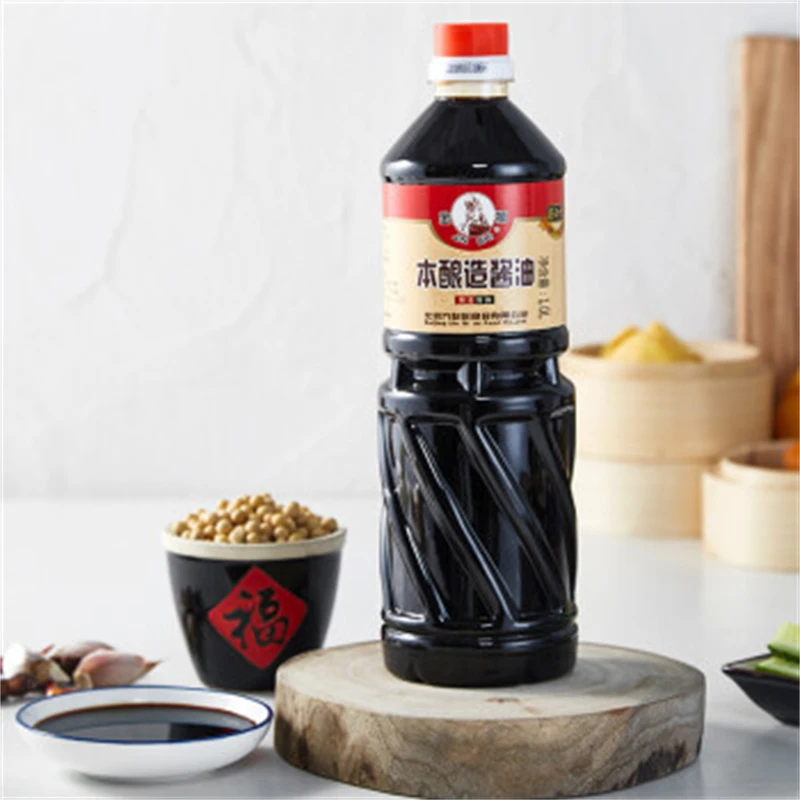 六必居金狮本酿造酱油1L，特级纯酱油，顺丰包邮