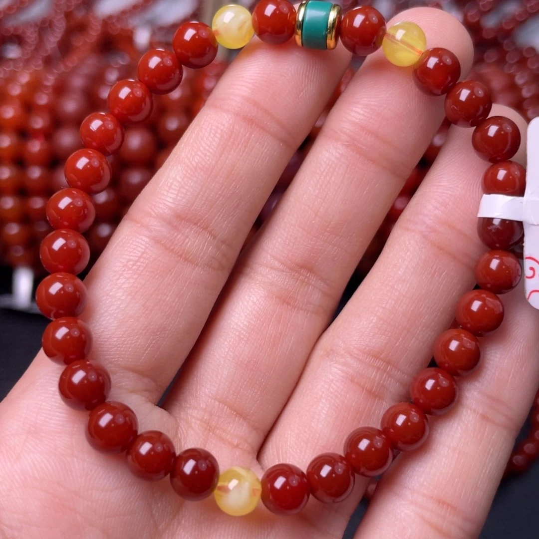 未镶嵌手链南红玛瑙