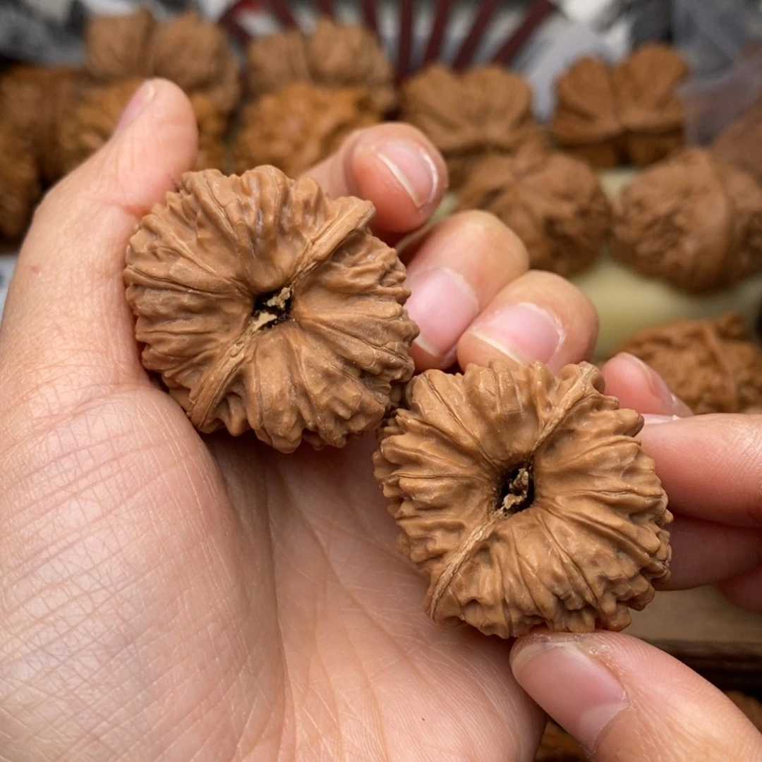 把件文玩核桃551号35全品凹底