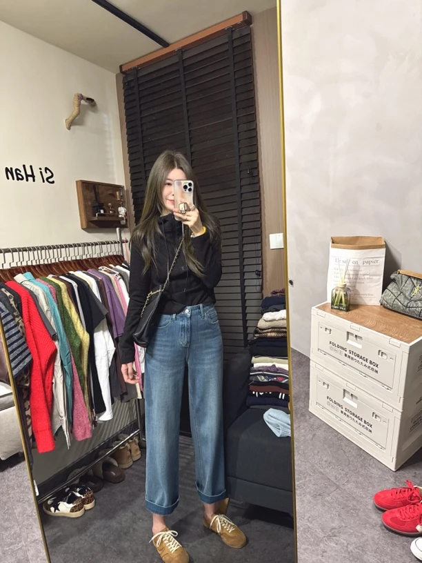 【思含】时尚百搭显瘦连帽拉链卫衣