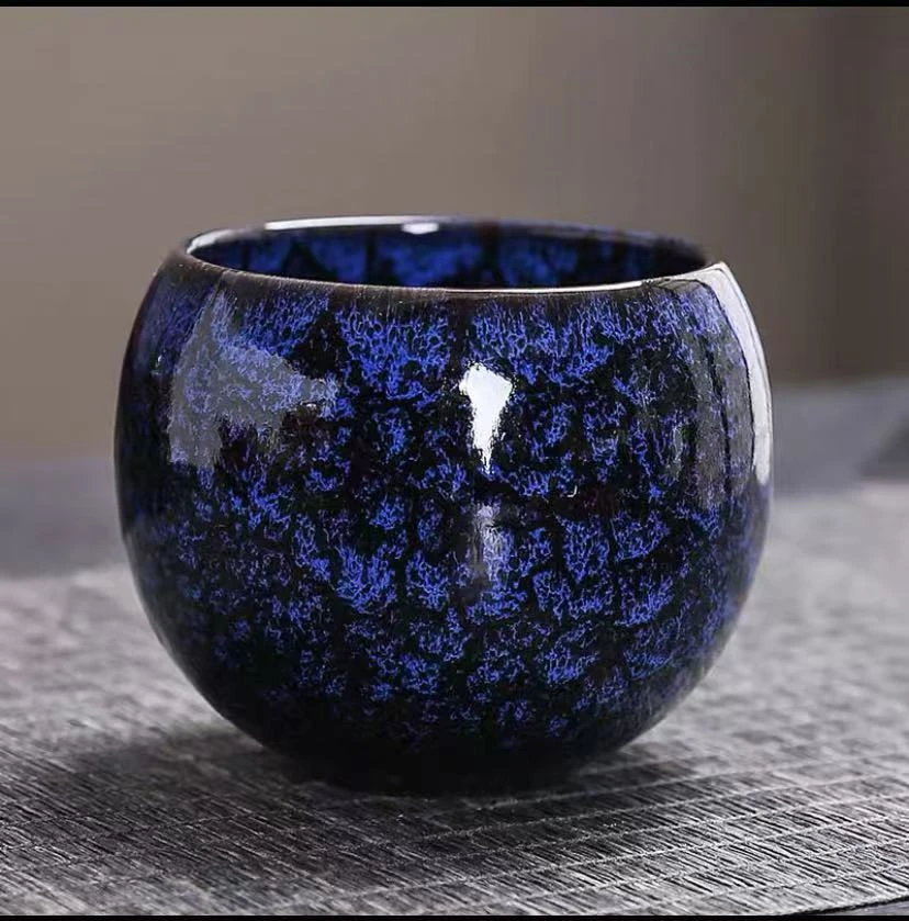窑变蓝龙蛋杯-ZH715（众)