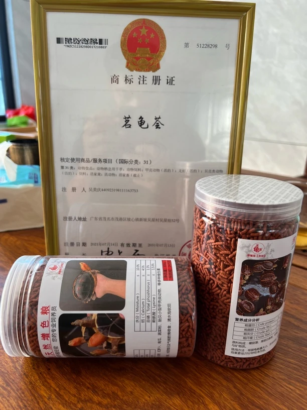 黄缘龟半水龟专用龟粮黄缘闭壳龟