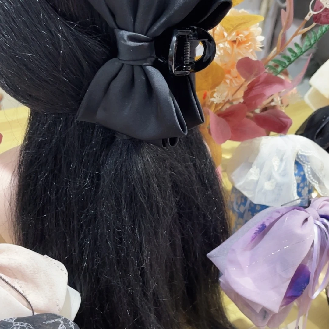 铁合金布艺蝴蝶结发夹
