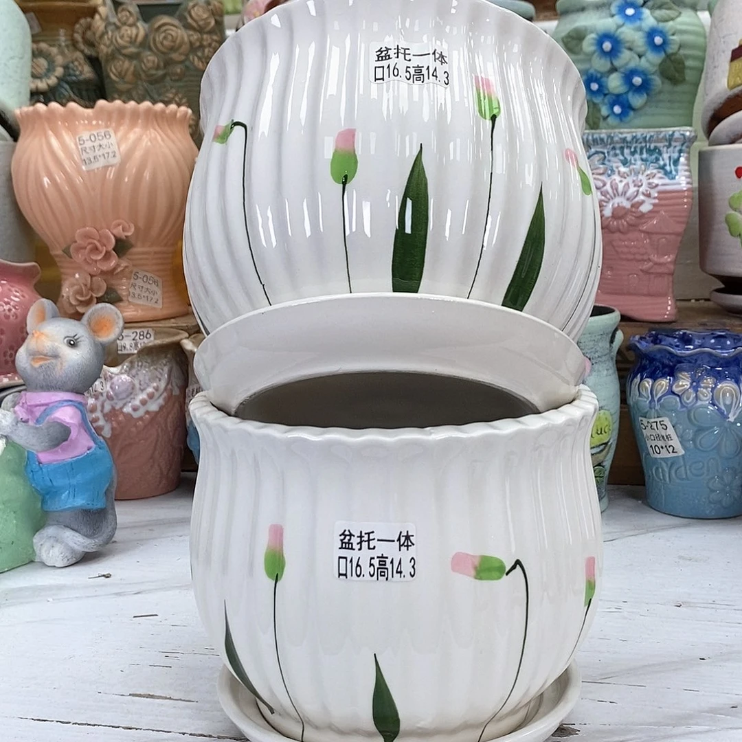陶瓷@陶瓷花盆@@5838681869