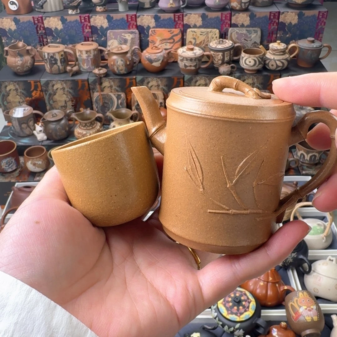 茶壶紫砂捡漏150cc原矿精工半手