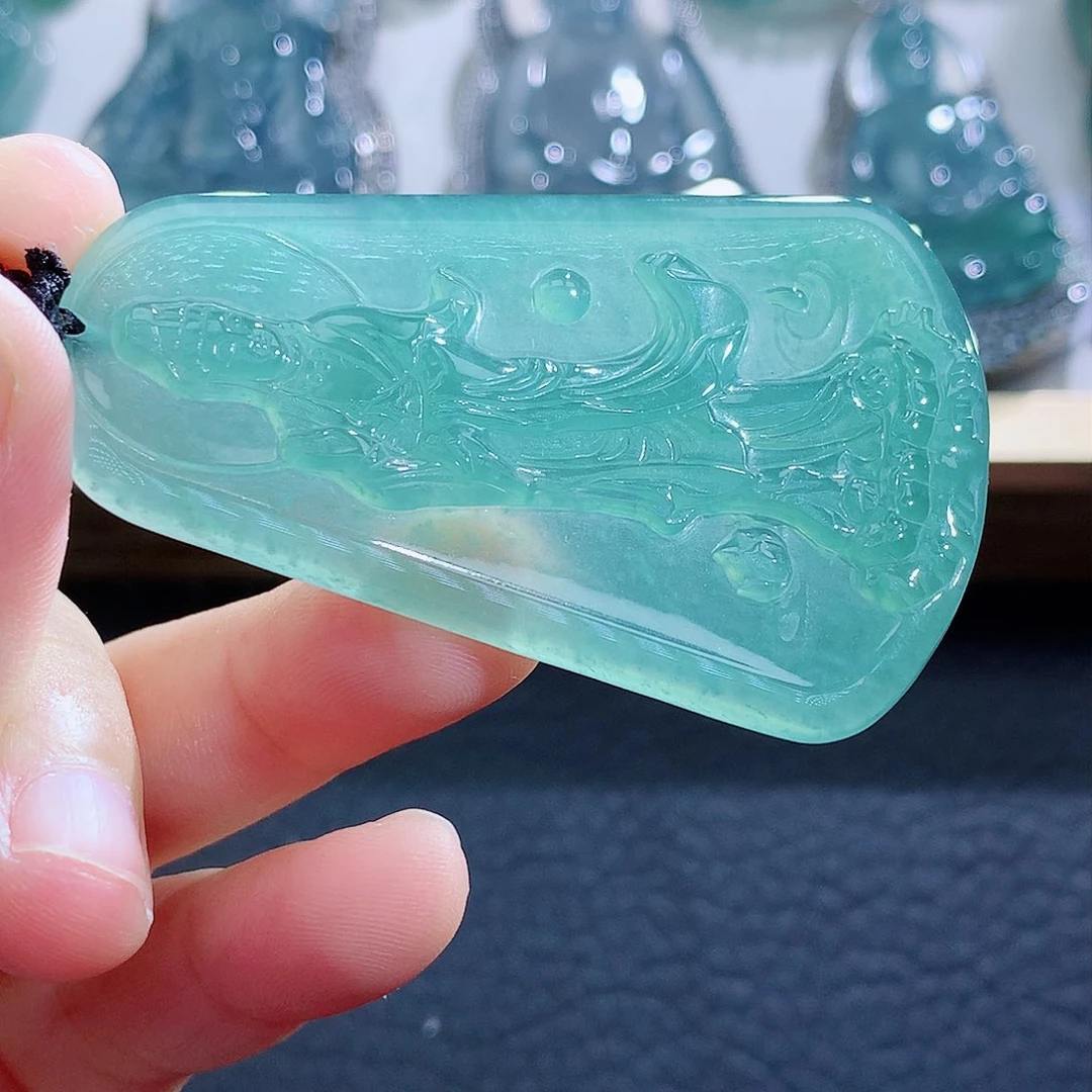 未镶嵌挂件翡翠翡翠