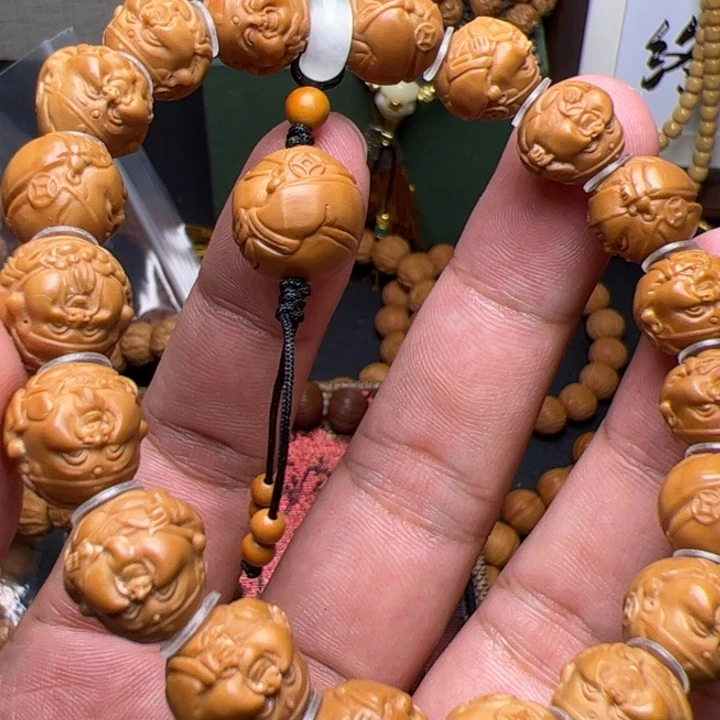 秋***凉猴头核桃手串拉链