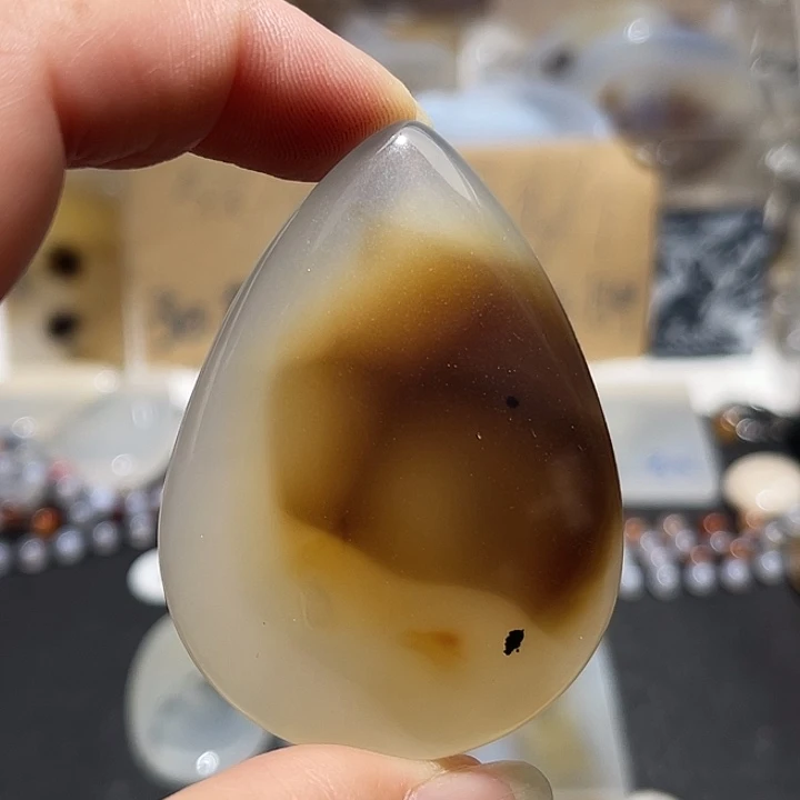 玛瑙/玉髓未镶嵌吊坠(不含链)