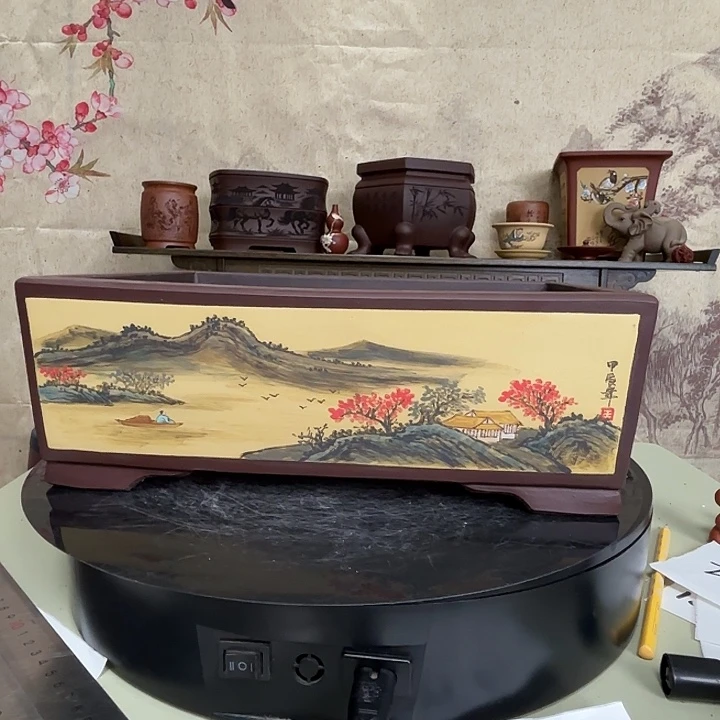 紫砂花盆宜兴紫砂