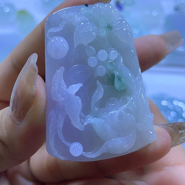 翡翠未镶嵌颈饰天然翡翠A货吊坠