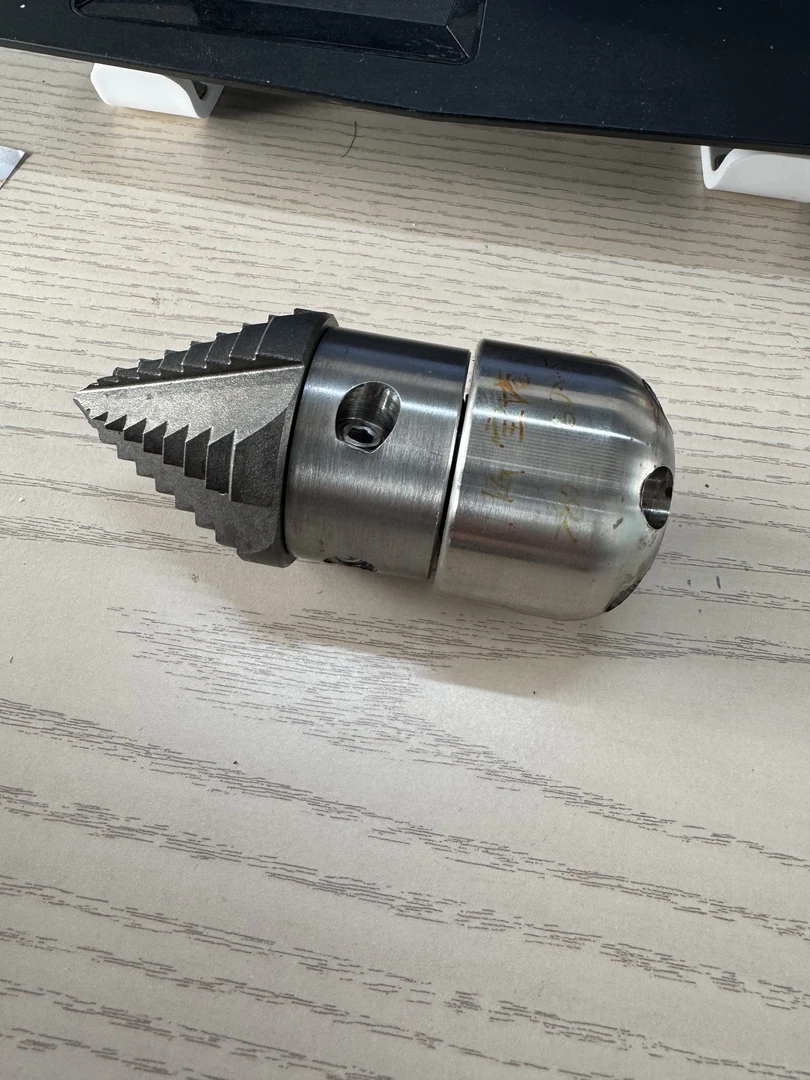 乐妍1公斤高速旋转合金宝塔喷头下水道疏通泥污板结油块树根破碎