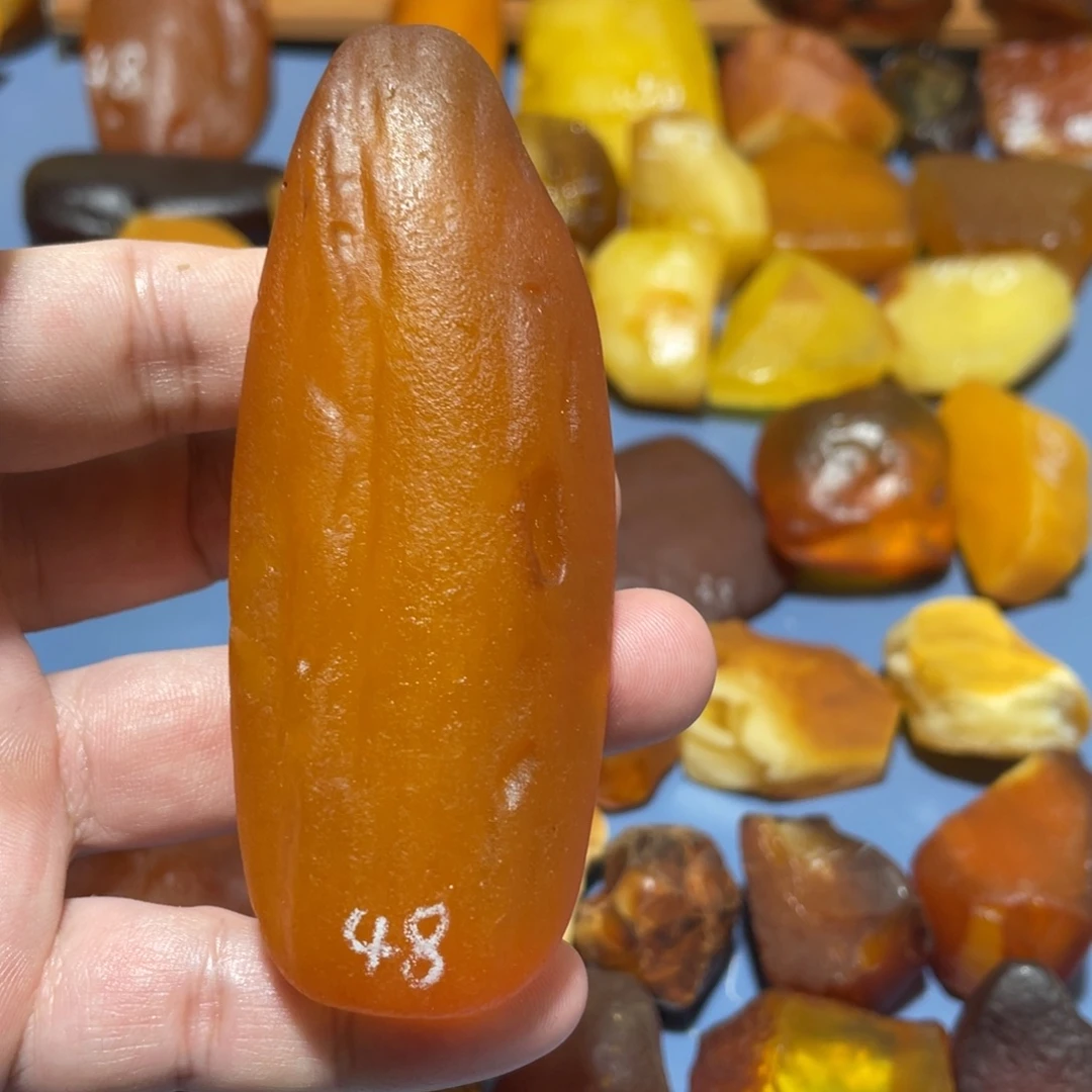定制蜜蜡未镶嵌全皮