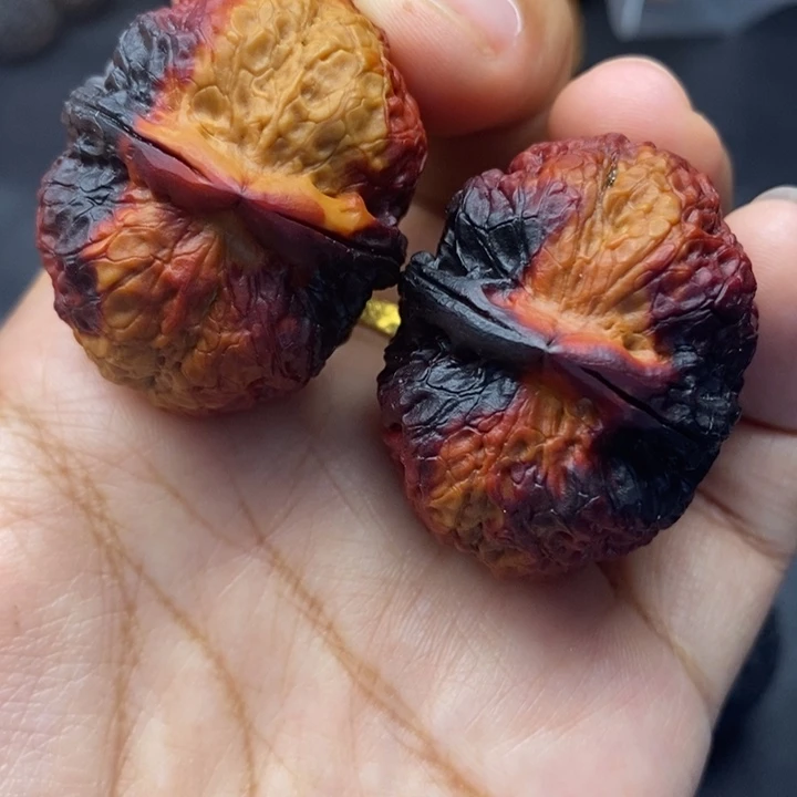 把件文玩核桃39尺金蟒元宝