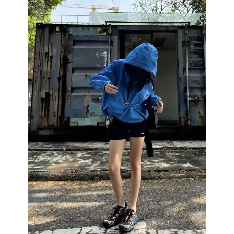 美式瑜伽裤夏季锻炼骑行三分裤普拉提运动保险裤健身裤