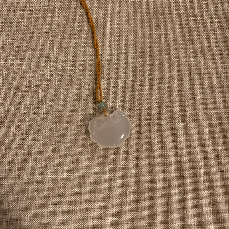 小众百搭玉髓吊坠简约个性项链8816-01