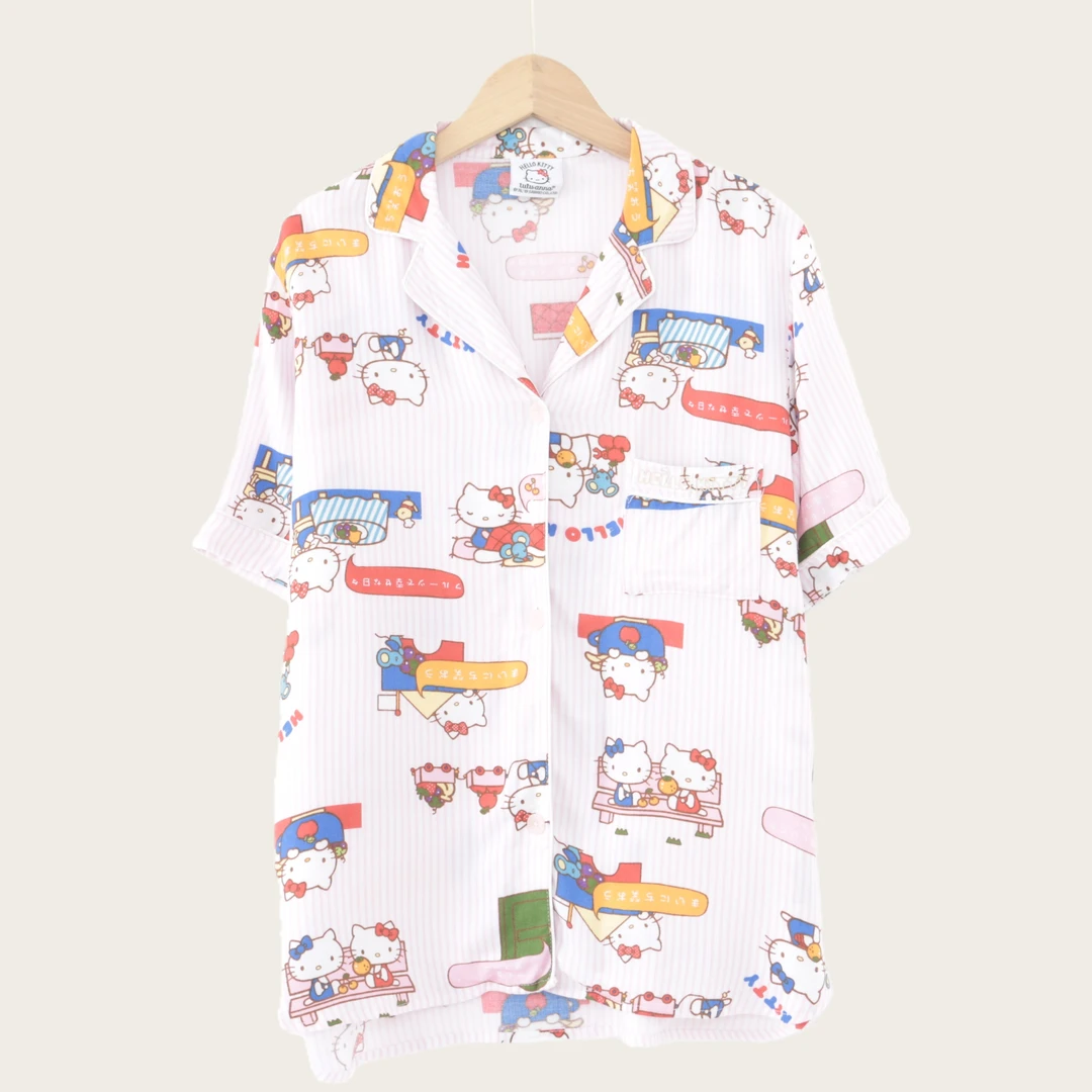 夏季女士家居上衣02572开衫家居上衣可爱风舒适家居睡衣家居上衣