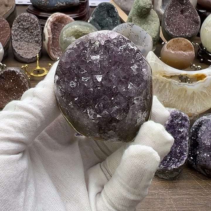 水晶珠宝半成品未镶嵌晶镇摆件14