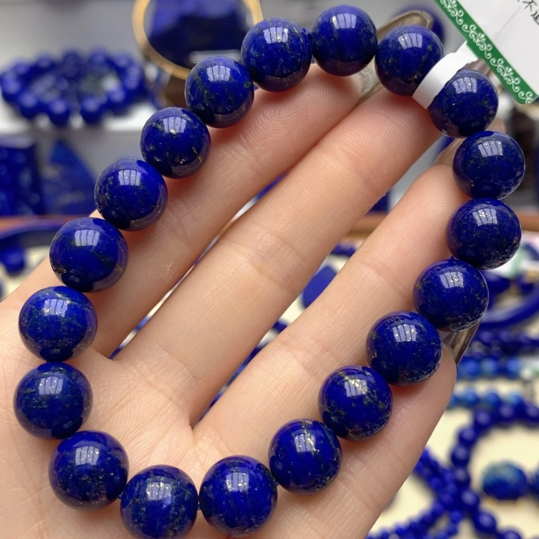 青金石未镶嵌手链10mm