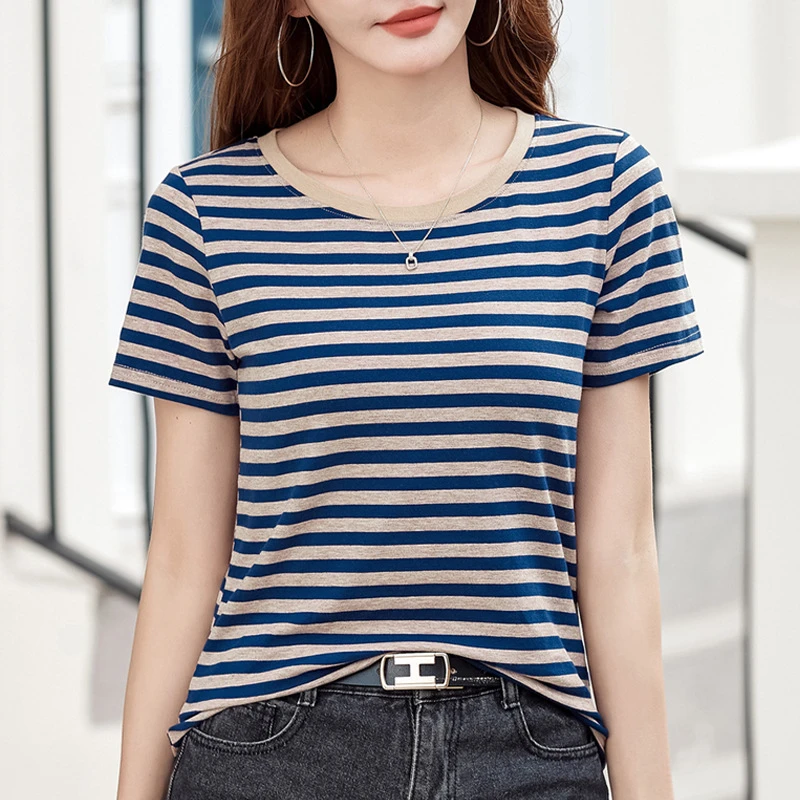 夏季短款百搭休闲t恤