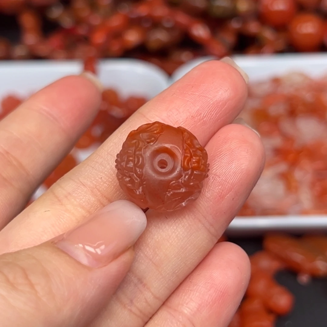 南红玛瑙未镶嵌吊坠(不含链)