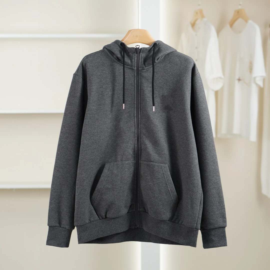 麦迪尚品【伯】51201382 秋冬厚款加绒保暖连帽卫衣男装