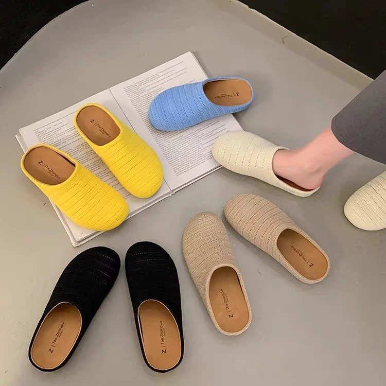 大码女鞋41到43包头凉鞋女夏外穿半拖厚底洞洞鞋2025新款勃肯拖鞋