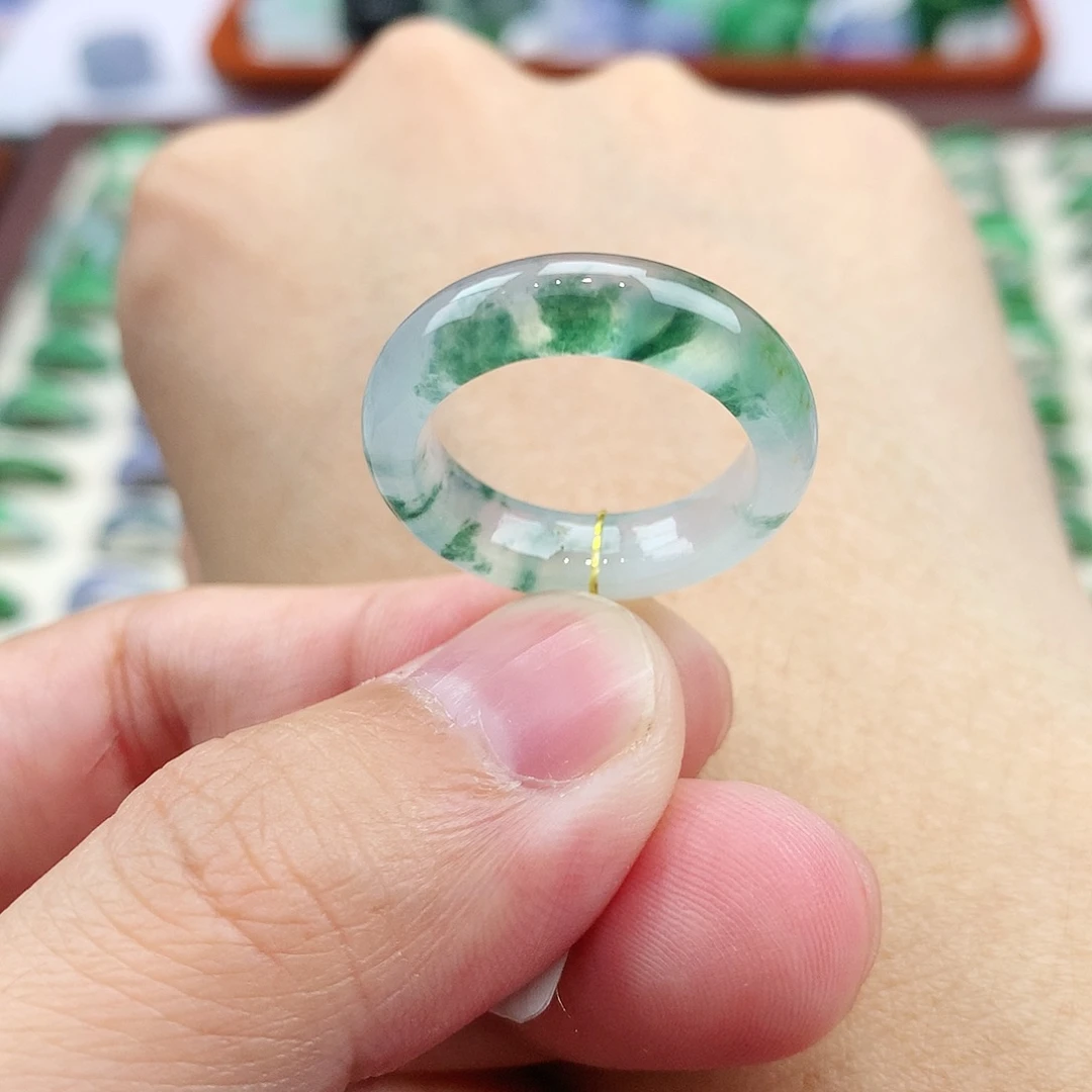 未镶嵌戒指翡翠14号
