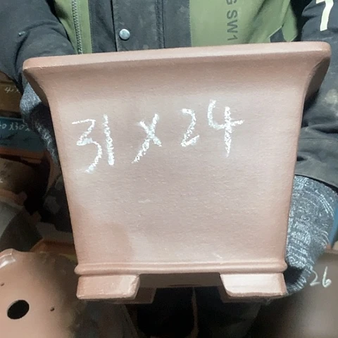 紫砂花盆手工制作