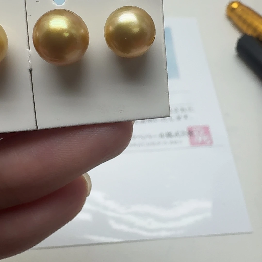 海水珍珠耳饰未镶嵌