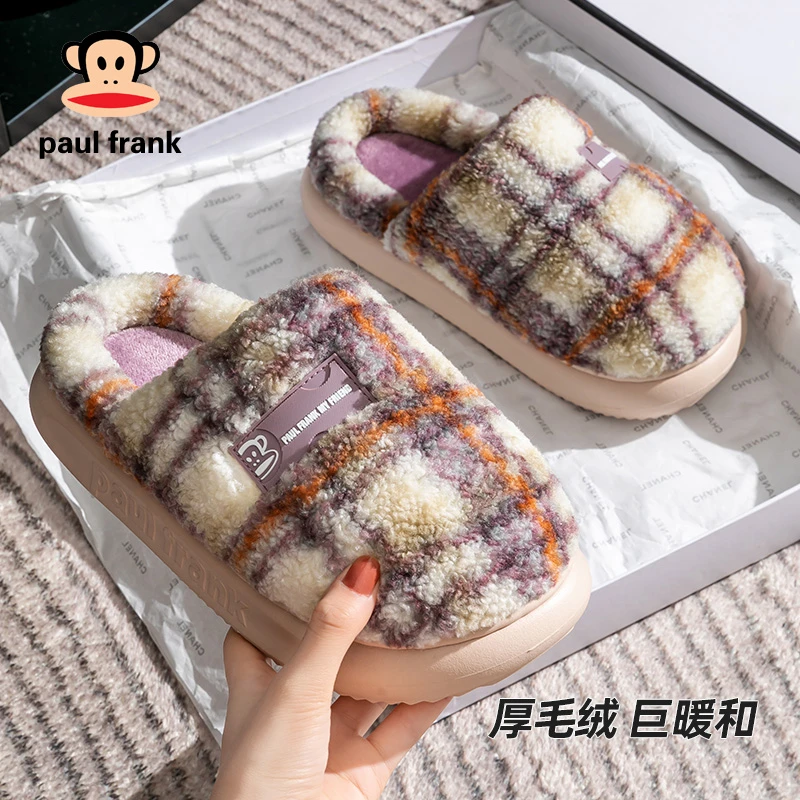 大嘴猴秋冬季拖鞋新款休闲可外穿加厚棉拖鞋女款2025新款爆款