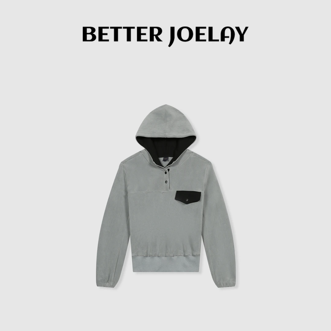 BETTERJOELAY -加厚【创造者】时尚休闲套头卫衣宽松百搭KH1127