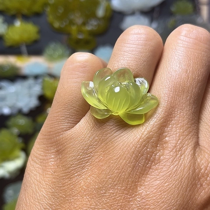 未镶嵌蛇纹石玉发饰