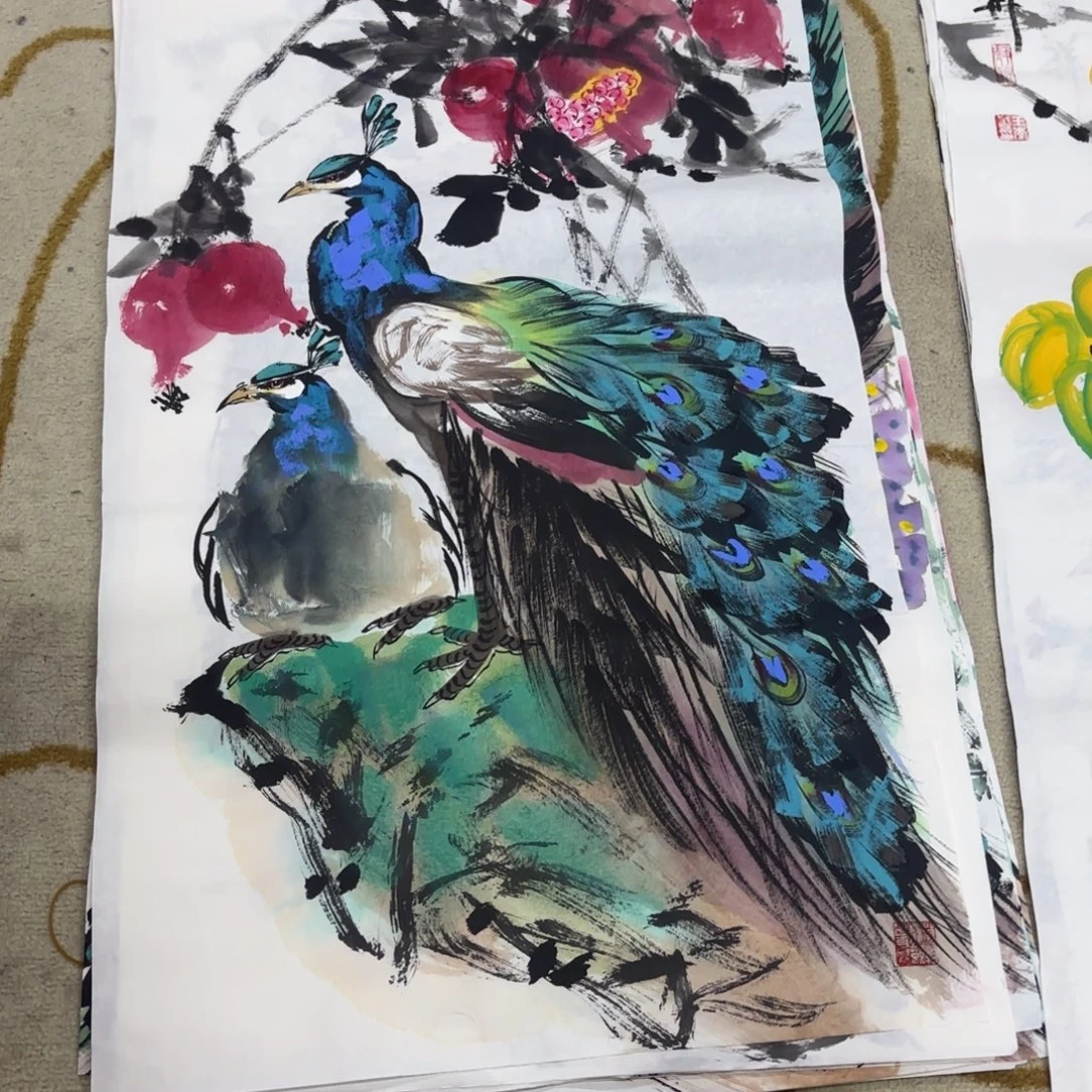 安***师国画王孝华三尺童