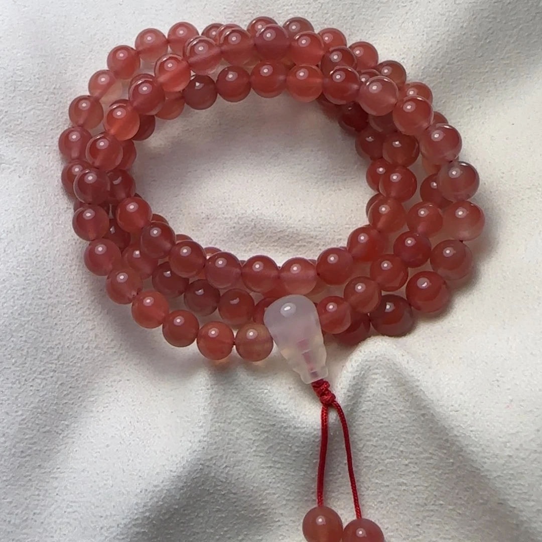 手串未镶嵌南红玛瑙