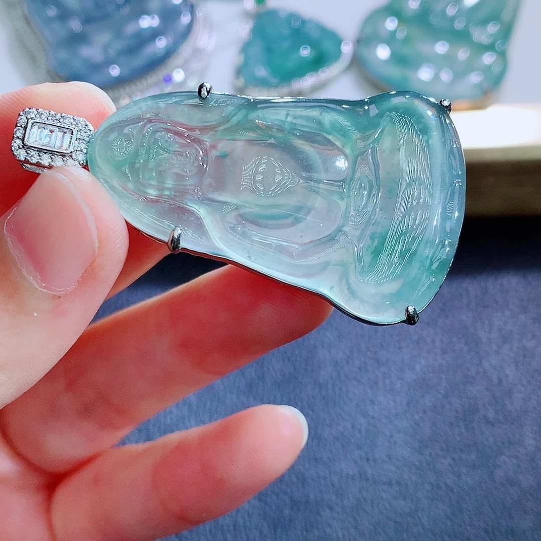 颈饰未镶嵌翡翠翡翠