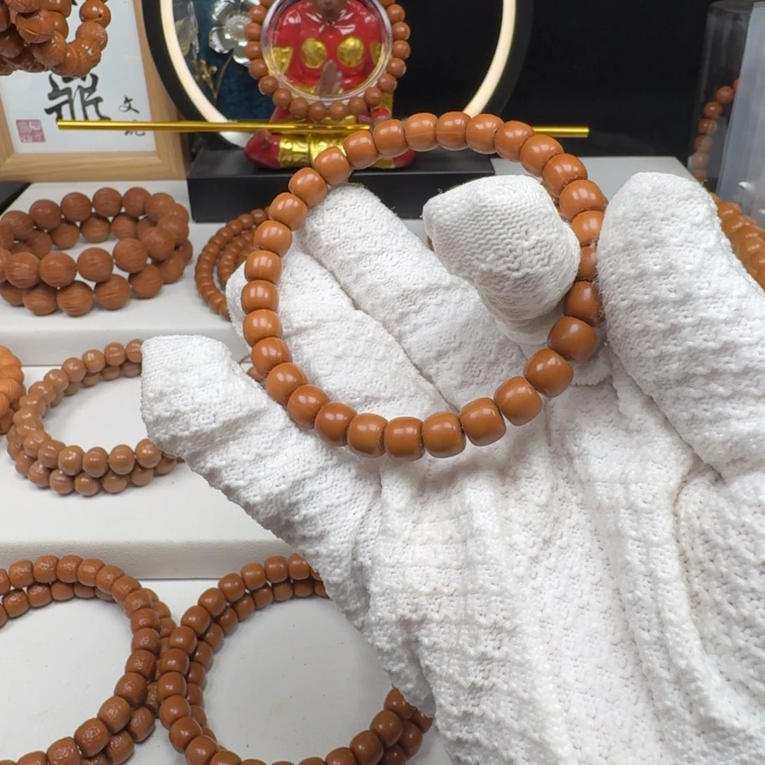 随***。猴头核桃手串猴头道珠8.2