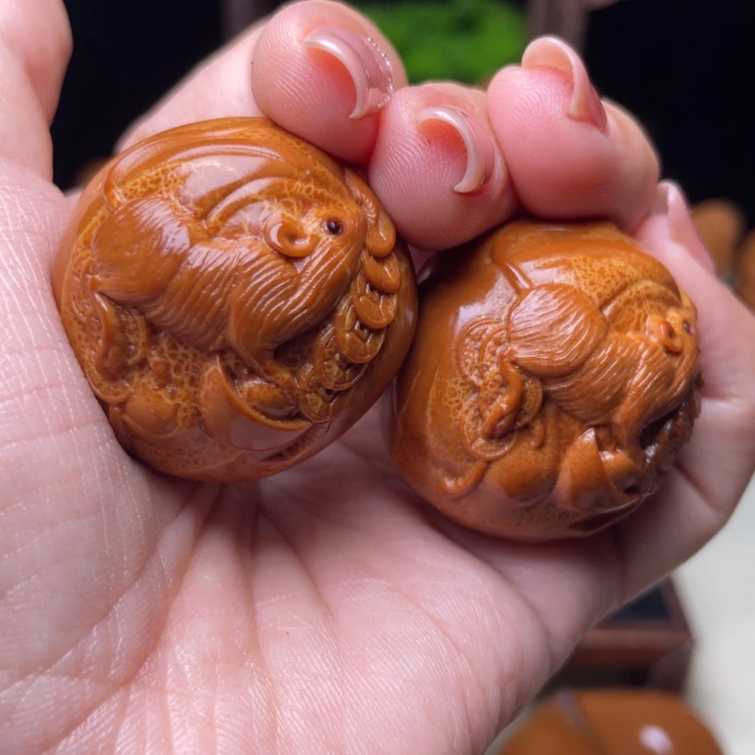 吊坠橄榄核代代鼠钱手球3.5