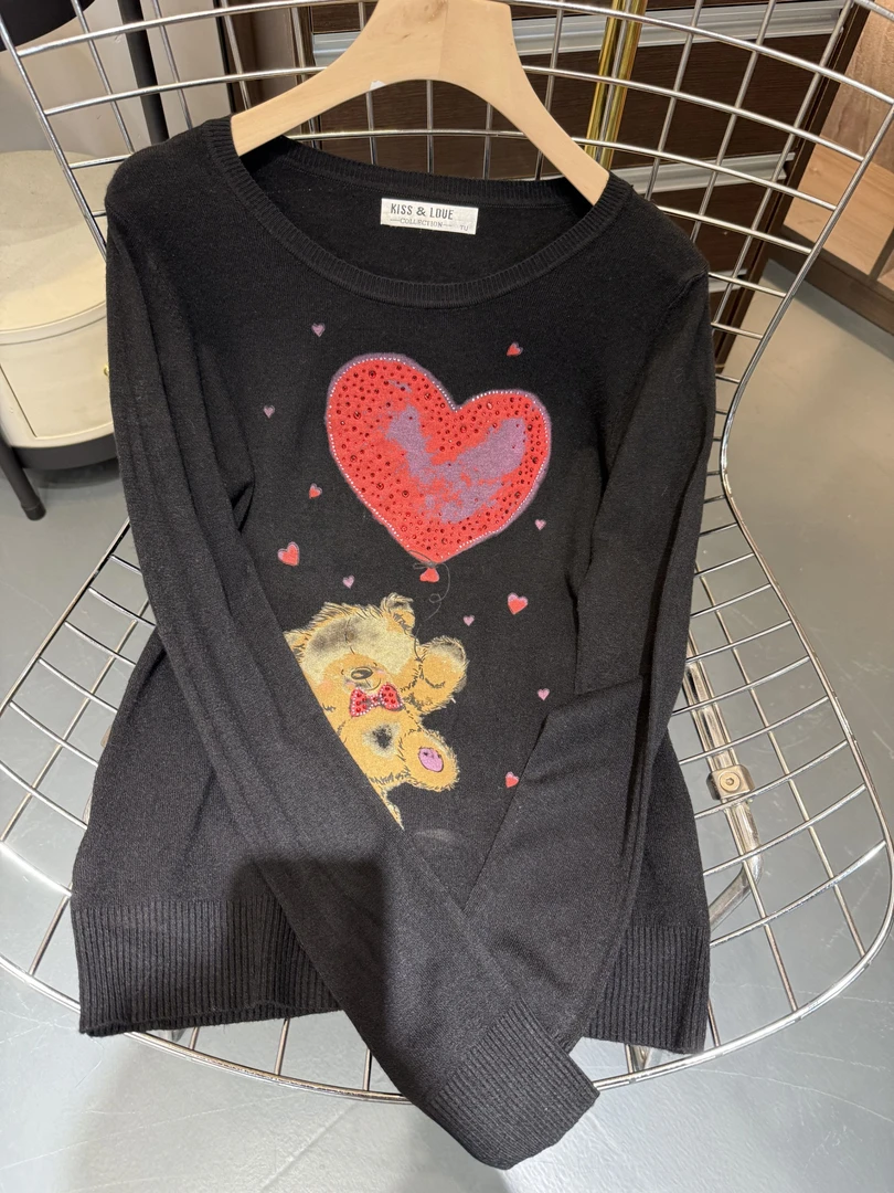 秋冬女款长款针织裙-A0384